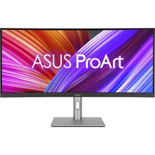 ASUS PROART PA34VCNV 34 KAVISLI IPS HDR 3440x1440 5MS  VESA 3YIL RJ45, EYECARE,%100 SRGB FLICKER-FREE,CERCEVESIZ,DUSUK MAVI ISIK YÜKSEKLİK AYARI USB-C PD90 W Monitör