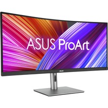 ASUS PROART PA34VCNV 34 KAVISLI IPS HDR 3440x1440 5MS  VESA 3YIL RJ45, EYECARE,%100 SRGB FLICKER-FREE,CERCEVESIZ,DUSUK MAVI ISIK YÜKSEKLİK AYARI USB-C PD90 W Monitör