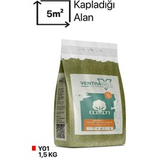 Ventrawall - Isı Ve Ses Yalıtımlı Sürülen Duvar Kağıdı - Yeşil - Y01 - 1,5 Kg | 5m²