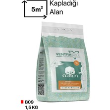 Ventrawall - Isı Ve Ses Yalıtımlı Sürülen Duvar Kağıdı | %100 Pamuk | Desenli Turkuaz | B09-1,5 Kg | 5m²