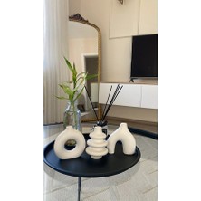 Askar Decor 10  cm  Minimal Vazo Set 3'Lü Bohem Biblo Minyatür Dekoratif Vazo