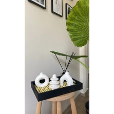 Askar Decor 10  cm  Minimal Vazo Set 3'Lü Bohem Biblo Minyatür Dekoratif Vazo