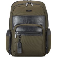 Roncato Unisex Sırt Çantası 41226057 Roncato Zaıno Busıness 2 Comp. (Pc 15.6/tablet/usb) Nevada Verde Mıl.