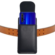 Vizyon Honor 20 - Honor 20 Lite Kılıfı Bel Kemer Kılıf Kapaklı Mıknatıslı