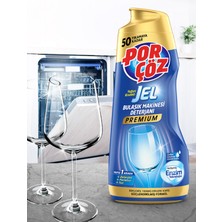 Porçöz Premium Bulaşık Makinesi Deterjanı Jel 900 ml x 4