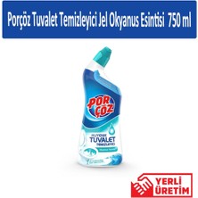 Porçöz Tuvalet Temizleyici Jel Okyanus Esintisi 750ML x 4 Adet