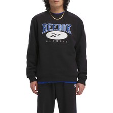 Reebok ARCHIVE ESSENTIALS CREW Siyah Unisex Sweatshirt