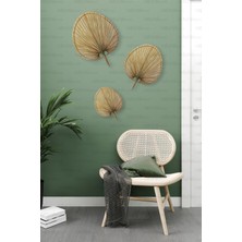 Naturel Home Bohem Japon Yelpazesi 42X55 Cm, Duvar Dekorasyon, Duvar Süsü, Iskandinav, Modern, Rattan