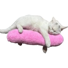 Tineke Kedi Oyuncağı Sarılma Yastığı Uyku Oyuncağı Kedi Otlu 30 cm Peluş ( 1 Adet