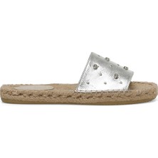 Nine West CICORE 4FX Gümüş Kadın Düz Terlik