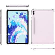 AktarMobile Galaxy Tab S8 Ultra 14.6" SM-X900 Uyumlu Şeffaf Silikon Kılıf Anti Shock Koruyucu Kapak Darbe Emici