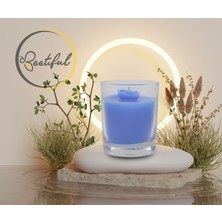 Beetiful Dekoratif Bardak Mavi Mum (Kokulu)