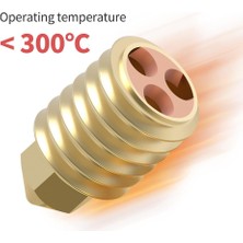 Hobi Mekatronik Bambu Lab X1-P1P Cht(High Flow)Bronz Nozzle(0.8mm)