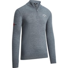 Callaway 1/4 Zip Merino Sweater / Erkek Yün Karışımlı Ince Kazak