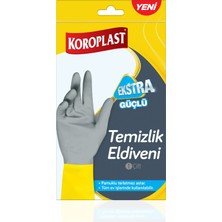 Koroplast Ekstra Güçlü Bulaşık Eldiveni Küçük - S Beden x 3 Adet