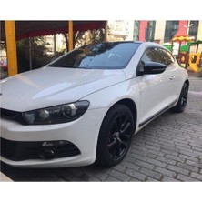 Volkswagen Jetta Mk6 Golf Mk6 Scirocco Passat B7 ve cc 2011-2014 Yarasa Ayna Kapağı, Parlak Siyah