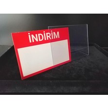 Şeffaf Etiket 5 Adet Pvc A6 Etiketlik Menülük Broşürlük 10X15 cm Halı Mobilya Ürün Etiketliği A6 Masaüstü Föylük