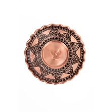 Dmt Copper Home Dmt  Copper Home Gaziantep Bakır Çay Tabağı Üzüm Işlemeli 6'lı
