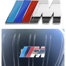 Bmw M /// Vidalı Metal Ön Panjur Arma