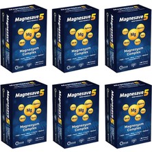 Focus Magnesave5 Magnezyum Complex 60 Kapsül x 6 Adet