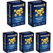 Focus Magnesave5 Magnezyum Complex 60 Kapsül x 5 Adet