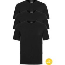Erkek Sıfır Yaka Yarım Kol Fanila 3'lü Paket