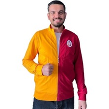 Galatasaray Lisanslı Sarı Kırmızı Fermuarlı Sweat