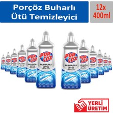 Porçöz Buharlı Ütü Temizleyici 400 ml x 12 Adet