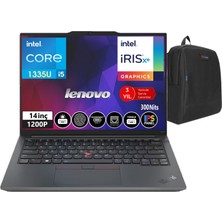 Lenovo Thinkpad E14 Gen5 Intel Core I5 1335U 24GB 512GBSSD+512GBSSD 14" Wuxga IPS WINDOWS11PRO Taşınabilir Bilgisayar TB21JK0005TX21+WEBLEGELSINÇANTA