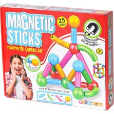 Ms-25 Manyetik Çubuklar 25 Parça -Gepettoys