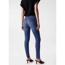 Salsa Orta Bel Slim Paça Skinny Fit Mavi Kadın Denim Pantolon 21005345