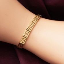 Bilezikci Versace 14 Ayar Taşsız Altın Düğün Takı Seti