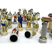 Mevafa Satranç Taşı Polyester Büyükboy Herakles Dekoratif  k