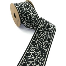 Fantastic Mermer Desenli Dokuma Geniş Perde Bordür / Aksesuar (7 Cm. Genişlik - 3,5 Mt. Uzunluk)