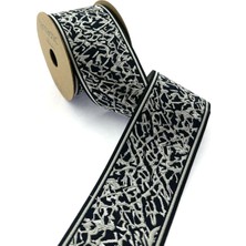 Fantastic Mermer Desenli Dokuma Geniş Perde Bordür / Aksesuar (7 Cm. Genişlik - 3,5 Mt. Uzunluk)