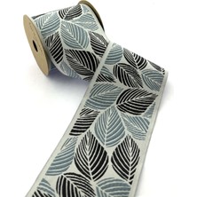 Fantastic Çiçek Desenli Çok Renkli Dokuma Geniş Perde Bordür / Aksesuar (10 Cm. Genişlik - 3,5 Mt. Uzunluk)