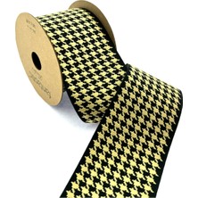 Fantastic Kaz Ayağı Desen Dokuma Geniş Perde Bordür / Aksesuar (7 Cm. Genişlik - 3,5 Mt. Uzunluk)