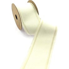 Fantastic Düz Renk Kenar Kabartmalı Dokuma Geniş Perde Bordür / Aksesuar 7 Cm. Genişlik - 3,5 Mt. Uzunluk
