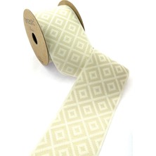 Fantastic Pötikare Desen Dokuma Geniş Perde Bordür / Aksesuar (7 Cm. Genişlik - 3,5 Mt. Uzunluk)