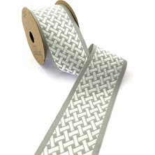 Fantastic Hasır Desenli Dokuma Geniş Perde Bordür / Aksesuar (7 Cm. Genişlik - 3,5 Mt. Uzunluk)