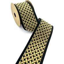 Fantastic Hasır Desenli Dokuma Geniş Perde Bordür / Aksesuar (7 Cm. Genişlik - 3,5 Mt. Uzunluk)