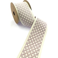 Fantastic Hasır Desenli Dokuma Geniş Perde Bordür / Aksesuar (7 Cm. Genişlik - 3,5 Mt. Uzunluk)