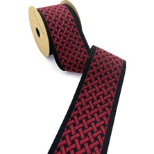 Fantastic Hasır Desenli Dokuma Geniş Perde Bordür / Aksesuar (7 Cm. Genişlik - 3,5 Mt. Uzunluk)