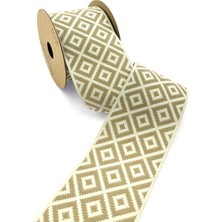 Fantastic Pötikare Desen Dokuma Geniş Perde Bordür / Aksesuar (7 Cm. Genişlik - 3,5 Mt. Uzunluk)