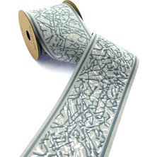 Fantastic Mermer Desenli Dokuma Geniş Perde Bordür / Aksesuar (10 Cm. Genişlik - 3,5 Mt. Uzunluk)