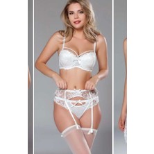 Tradivent Moonlight 285 Destekli Jartiyerli Sütyen Takım