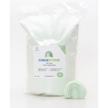 Chemdent Chemstone Tip-4 Ekstra Sert Kalıp ve Model Alçısı Dental Alçı 4kg Hp-4F-Yeşil