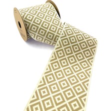 Fantastic Pötikare Desen Dokuma Geniş Perde Bordür / Aksesuar (10 Cm. Genişlik - 3,5 Metre. Uzunluk)