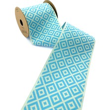 Fantastic Pötikare Desen Dokuma Geniş Perde Bordür / Aksesuar (10 Cm. Genişlik - 3,5 Mt. Uzunluk)