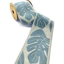 Fantastic Yaprak Desenli Dokuma Bordür (10 Cm. Genişlik - 3,5 Mt. Uzunluk)